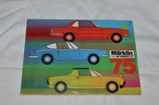 Märklin RAK Mercury 1:43 Katalog/Faltblatt 1975 gut bis sehr gut