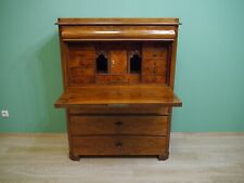 Biedermeier Sekretär Schreibtisch Nußbaum Schellack handpoliert um 1820
