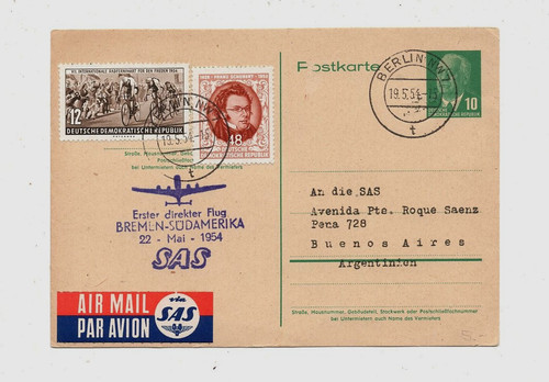 Ddr 1954 bremen südamerika - bremen,