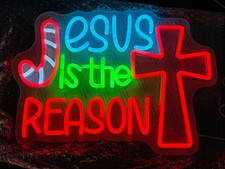 JESUS Neon Sign Weihnachten