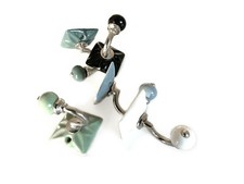 Keramikhaken Garderobenhaken Kleiderhaken Wandhaken Landhaus