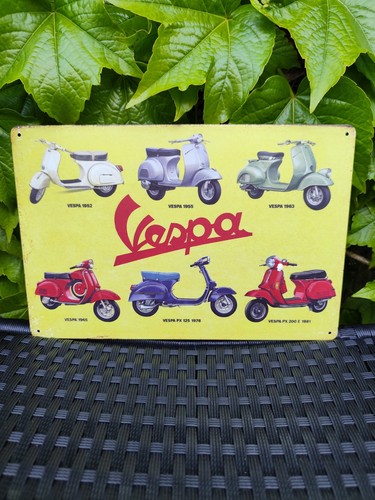 Blechschild vespa italien - blechschild,