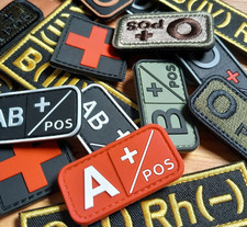 Blutgruppe Patch Klett