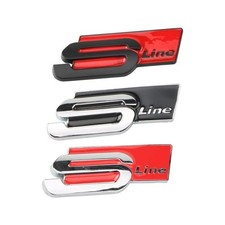 S-Line Emblem Logo Schriftzug Heckklappe Audi A1,A3,A4,A5,A6,A7,A8,Q3,Q5,Q7,TT