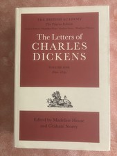 THE LETTERS OF CHARLES DICKENS VOL 1 - pilgrim edition - book is new + unread!