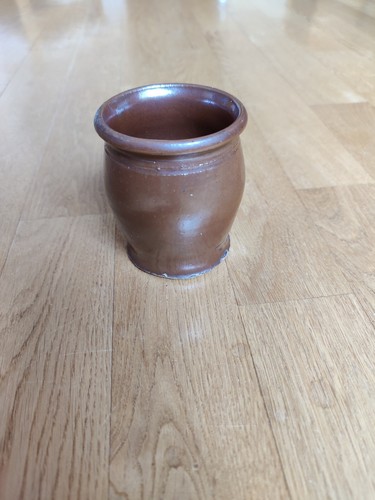Ddr schmalztopf braun - schmalztopf,