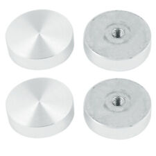 4Stk Glasplattenadapter Anschraubplatte für Tischbeine Glasplatten Rund M6x30mm