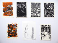PER KIRKEBY - OHNE TITEL - KONVOLUT VON SIEBEN GRAFIKEN - SUPERSONDERPREIS !!!