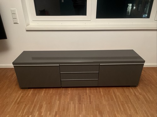 Graues sideboard schrank - graues, sideboard,