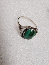 Russische-Malachit-Silberring