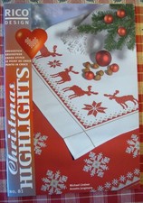 11 STICKIDEEN " CHRISTMAS HIGHLIGHTS " RICO DESIGN  VON AMC HEFT 81, GEBRAUCHT