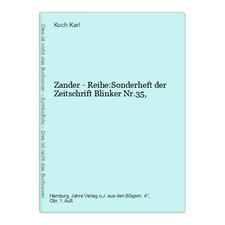 Zander - Reihe:Sonderheft der Zeitschrift Blinker Nr.35, Koch Karl (Hrsg.):