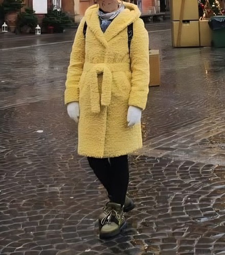 Damenwintermantel aus 100%