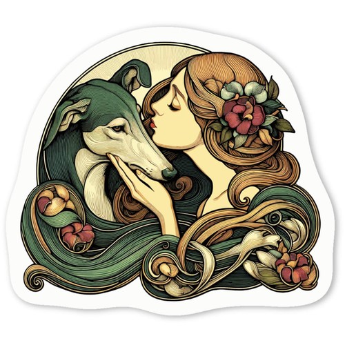 Aufkleber sticker mädchen - sticker, "mädchen