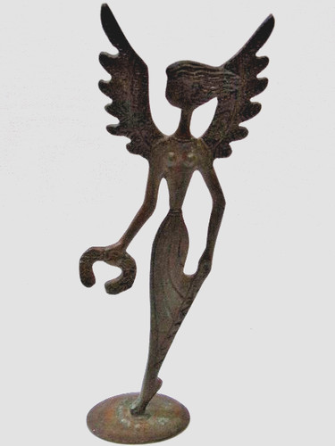 Alte engelsfigur mit - engelsfigur,