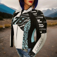 FLM Sports brooklands Damen Motorrad Lederjacke 42