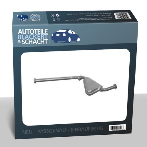Auspuff mitteltopf für alfa - mitteltopf,