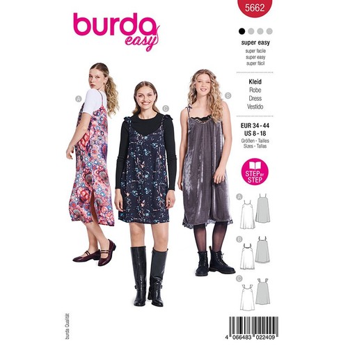 Kleider burda 5662 - kleider,,