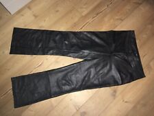 Lederhose "TCM" lang schwarz für Damen Gr. 38