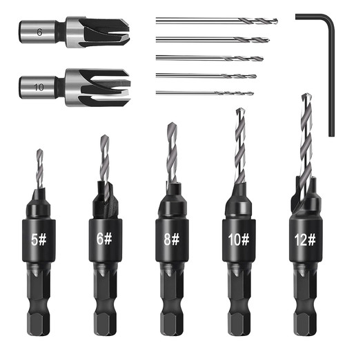 Senker bohrer set - set, für