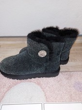 Ugg Boots Bailey Button Bling schwarz Limited Edition Gr. 36