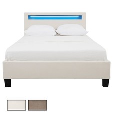 Polsterbett 120x200 cm mit LED