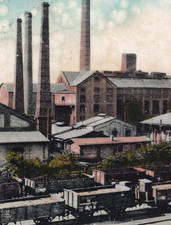 26/1004 AK SENFTENBERG N.L.  BERGBAU  EISENBAHN LAUCHHAMMER COTTBUS -  RIPPIEN