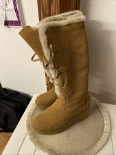 Wildlederstiefel vom Top Label "Michel Kors" in Gr. 7,5