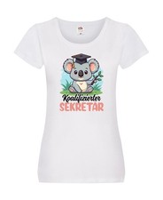 Koalifizierter Sekretär | Büro Damen Shirt Weiß