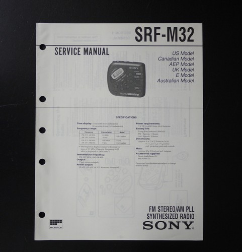 Original sony srf - original, walkman