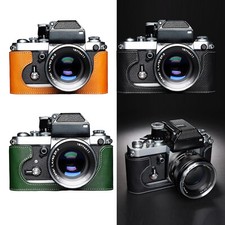 Retro Leder Halbschale