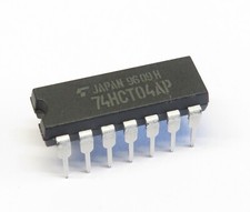 10 Stück TC74HCT04AP hex inverter, Toshiba