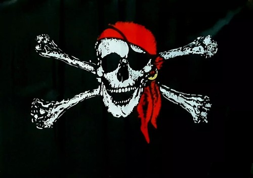 Stück piratenfahnen - stück,