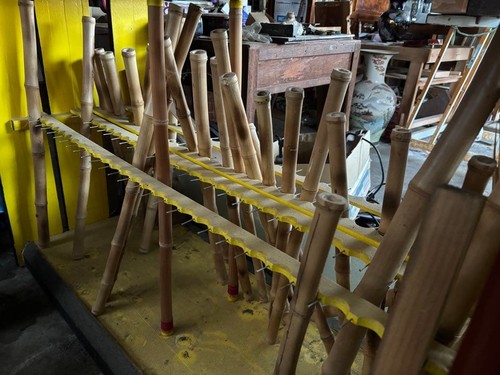 Shakuhachi produktion bambus - shakuhachi,