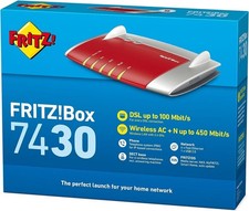AVM FRITZBox 7430 WLAN Router Modem VDSL ADSL DSL WiFi MESH DECT VPN VOIP