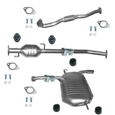 Komplett Auspuff 3-tlg. für