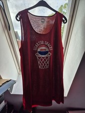 Quarter Snacks Basketball Rev Jersey XL Wende Trikot  HOOPS  3X3 A Hwarz Rot 