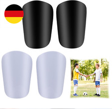4pcs Mini Fußball Schienbeinschoner, 3.15x1.97 Zoll Extra Mini Schienbeinschoner