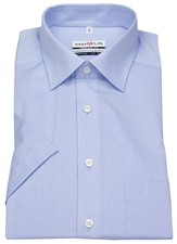 Marvelis Kurzarmhemd Comfort Fit Chambray hellblau - ohne OVP