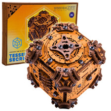 Wooden.City 3D Escape Room Holz Rätselbox Puzzle Box Tesserakt's Secret