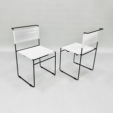 2er Set FLYLINE Spaghetti Stuhl BELOTTI CMP 80er Postmodern Vintage Design 60er