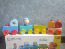 HABA Steckspiel Entdeckerzug Pfiffikus Holz Spiel 