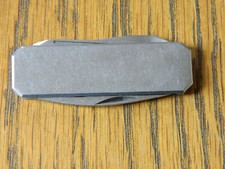 Nachlass-seltenes uraltes kleines Metall Taschenmesser-mit Gebrauchsspuren !-Rar