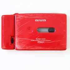 Tragbarer Cassette Player Recorder Aiwa LX200MKII Rot Ladies Collecti mit Fehler