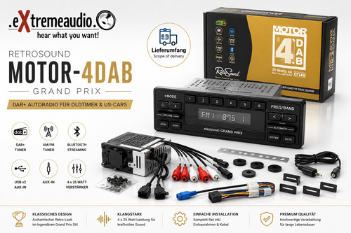 Retrosound motor 4dab - motor-4dab, design