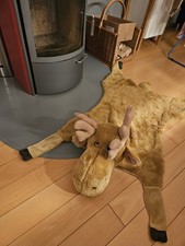 IKEA Gosingen Elch Teppich, Kaminvorleger, top Zustand!