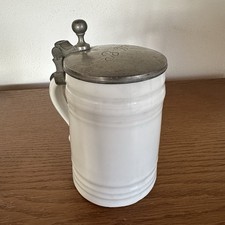 Antiker porzellan bier krug - porzellan,