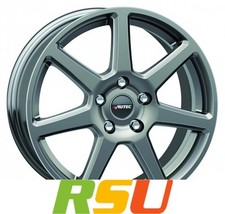 Autec Typ TE - Tallin ECE titansilber 8x18" ET44 LK5 112 ML 57.1 Alufelgen 18...
