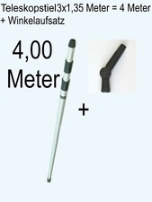 Teleskopstiel 4 m Teleskopstange lang Stiel Fenster Reingier Besen Obst pflücken