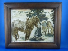 Vintage Porzellan Bild im